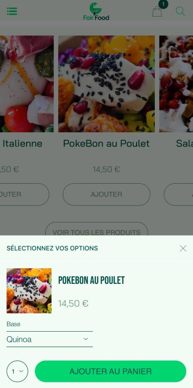 Native Consulting x Foir'Food Application preview