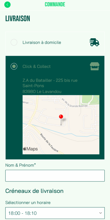 Native Consulting x Foir'Food Application lieu