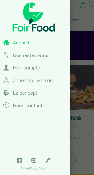 Native Consulting x Foir'Food Menu Application